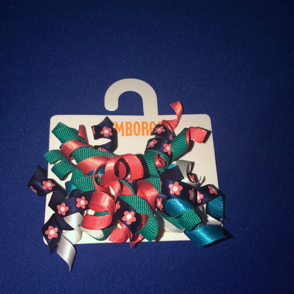 Multicolored hair clips